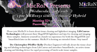 MicRoN seminar and demo